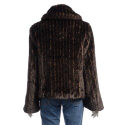 Regent Women's Novelty Faux Animal Fur Jacket