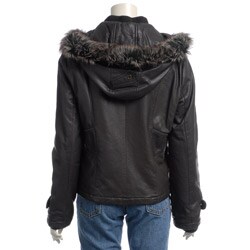 Regent Women's Dark Brown Faux Lambskin Jacket