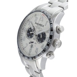 Haurex Italy 'Red Arrow' Men's Chronograph Watch