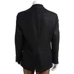 Radley Men's Black Boiled Wool Blazer