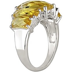Sterling Silver and Citrine Ring