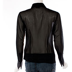 Kaelyn Max Women's Tuxedo Blouse