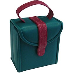 Turquoise and Pink Jewelry Box Purse