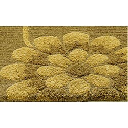 Hand-tufted Brown Wool Rug (8' x 11')