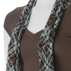 Self Esteem Junior's Short-sleeve V-neck Tee and Scarf