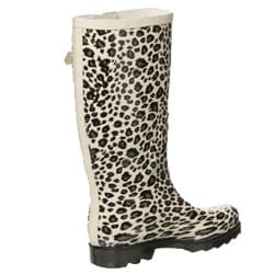 Dirty Laundry 'Rainwater' Women's Leopard-print Rain Boots - Overstock ...