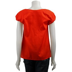 MICHAEL Michael Kors Women's Bubble Sleeve Shirt