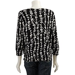Joseph A. Women's Plus Size 3/4-sleeve Cardigan