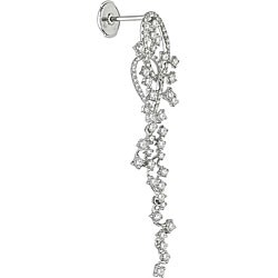 18k White Gold 2 3/4ct TDW Diamond Drop Earrings (G-H, SI)