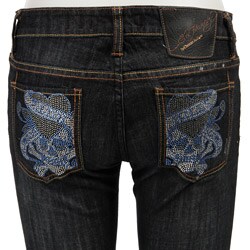 Ed Hardy Women's 'Love Kills' Basic Bootcut Jeans