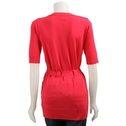 Sweaterworks Women's Belted Long Cardigan