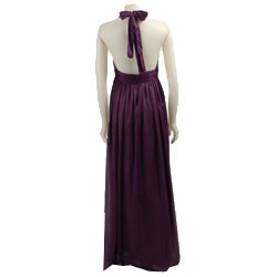 BCBGeneration Women's Royal Purple Halter Dress