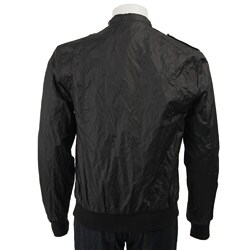 Black Rivet Men's Racer Jacket