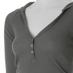 Top 10 Junior's Ribbed V-neck Hoodie