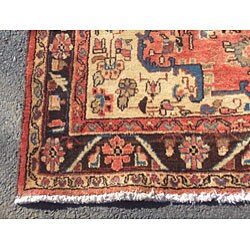 Persian Hamadan Rust/ Brown Rug (4'6 x 6'11)