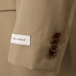 Joseph Abboud Men's Tan Wool 3-button Suit