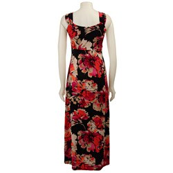 Tiana B. Women's Large Floral Print Maxi Dress