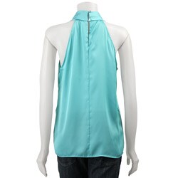 Violet & Claire Women's Pleated Halter Top