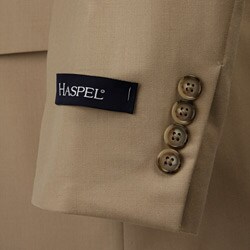 Haspel Men's Tan Wool Two-button Suit