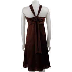 Donna Ricco Women's Plus Size Chiffon Convertible Dress