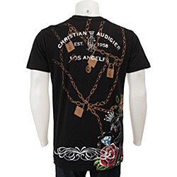 Christian Audigier Men's 'Collage' T-shirt