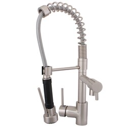 Geyser Brushed Nickel Pullout Kitchen Faucet