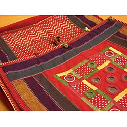 Cotton/ Silk Cosmic Messenger Bag (India)