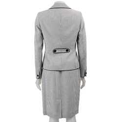 Nine West Women's 2-piece Seersucker Skirt Suit