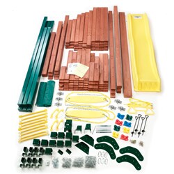 Chesapeake Complete Wood Swing Set Kit