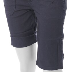 Ci Sono by Adi Junior's Low-rise Belted Bermuda Shorts