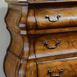 Hand-painted Caramel Bombay Accent Chest