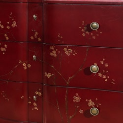 Hand-painted Cherry Accent Chest 