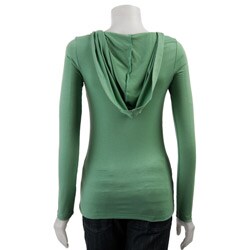 BCBGeneration Women's Hooded Button Top