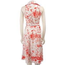 FINAL SALE Renee C. Women's Cotton Collared Dress
