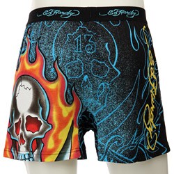 Ed Hardy Men's 'Skull with Swords' Boxer Shorts