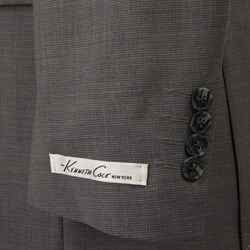 Kenneth Cole Slim Collection Men's Grey Wool 2-button Suit