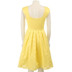 Calvin Klein Women's Tonal Dot Cap Sleeve Sundress