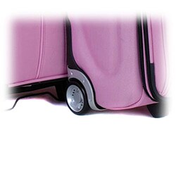 Rockland Presidential Pink 4-piece Luggage Set