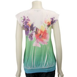 Simply Irresistible Women's Flutter-sleeve Shirt