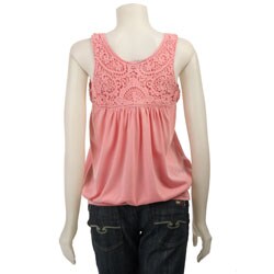 Simply Irresistible Crocheted Lace Knit Top