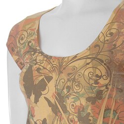 Self Esteem Junior's Floral Sublimation Print Tunic
