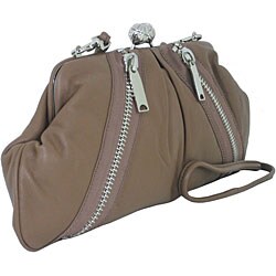 Franchi 'Mabelle' Nappa Clutch
