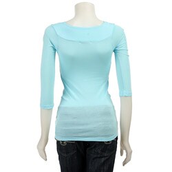 FINAL SALE Fickle Women's 3/4-sleeve Knit Top