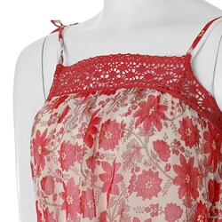 Cute Options Junior's Sheer Chiffon Top