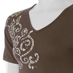 Everyday Brand Junior's Embellished V-neck Top