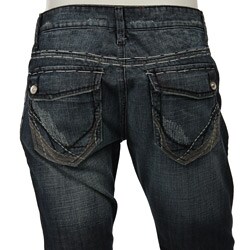 Lordz & Legendz Men's Vintage Wash Denim Jeans