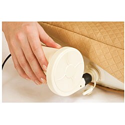 Diamond Matelasse Ivory Air-cushioned Inflatable Headboard