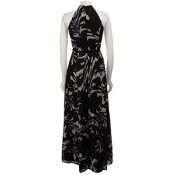 Ellen Tracy Women's Printed Halter Maxi Dress