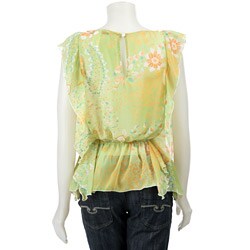 FINAL SALE Necessary Objects Shirred Waist Top