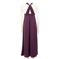 Necessary Objects Junior's Loop-back Maxi Dress